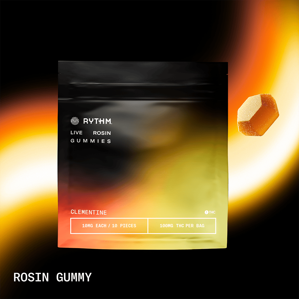Clementine - Afternoon Delight #4 [10pk] (100mg) | RYTHM - Live Rosin Gummies