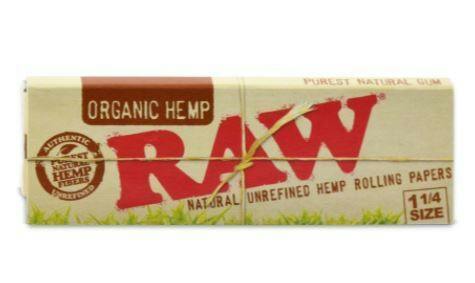 RAW - Organic Rolling Papers - 1 1/4 rolling papers