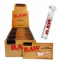 Raw - Glass Rolling Tips 6 x 35mm - Accessories