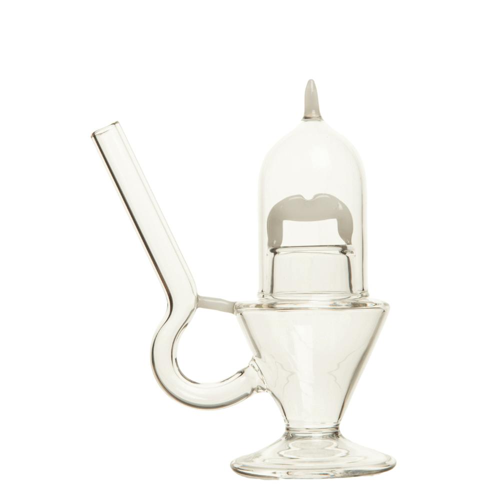 Hash Glass Bong (White)