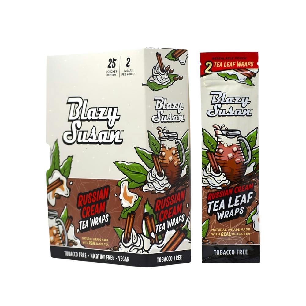 Blazy Susan - Russian Cream Tea Leaf Wraps - Rolling Papers - Accessories