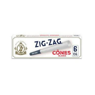 Zig Zag - White 1 1/4 Pre-Rolled Cones - Rolling Papers - Accessories