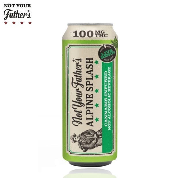 Not Your Father's - Alpine Splash Live Resin Soda - 100mg THC - Single