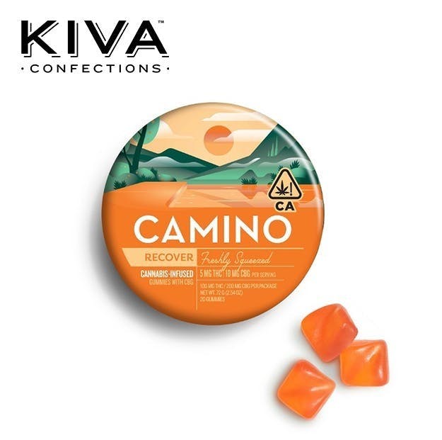 Camino - Freshly Squeezed 'Recover' CBG Gummies - 100mg * EVERYDAY*
