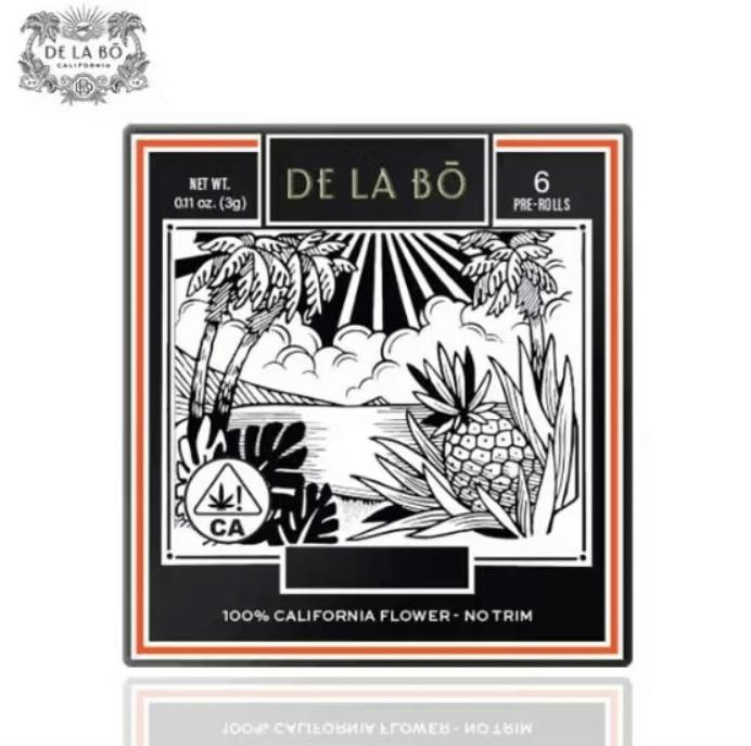 De La Bo - De La Bo - Blood Orange Kush - Pre-Rolls (6 Pack) - 3g