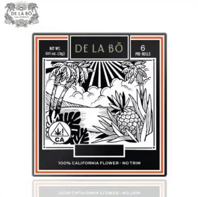De La Bo - De La Bo - King Louis OG - Pre-Rolls (6 Pack) - 3g