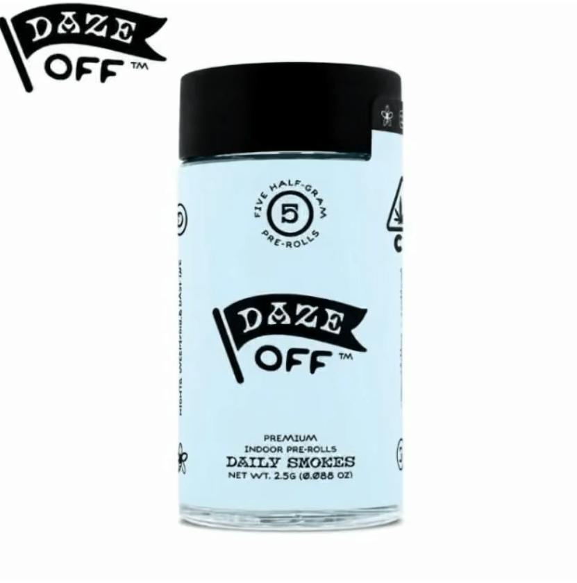 Daze Off - Daze Off - Blue Raspberry - 5 Pack Pre-Roll - 2.5g - Daze Off