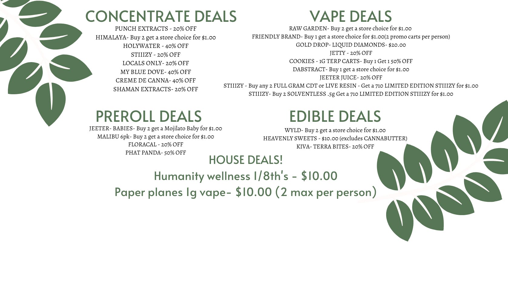 710! at Humanity Wellness Weedmaps