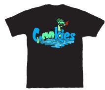 Cookies - Puff The Cookies Dragon - Tee - Black - 2XL