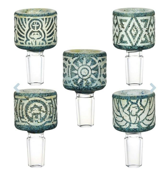 Pulsar Hieroglyph Stone-Look Slide | 14mm M | Assorted