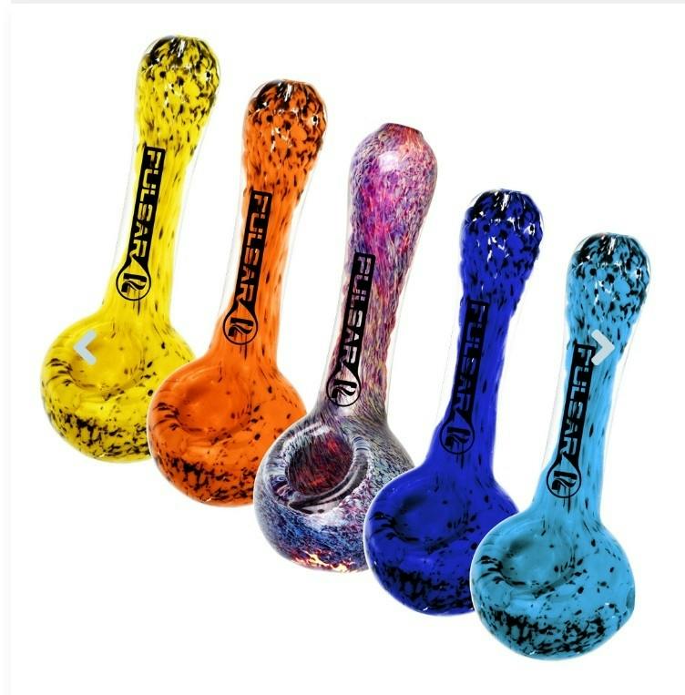 Pulsar Melting Color Spoon Pipe | 4.5" | Colors Vary