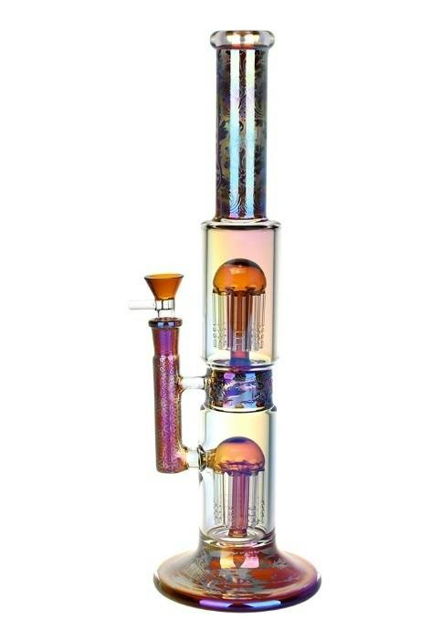 Pulsar Dub Chamber Electro Etched Water Pipe | 13.75" | 14mm F