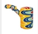 Rainbow Wig Wag Glass Sherlock Pipe | 3.25"