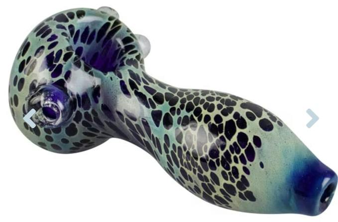 Deep Sea Bubble Swell Glass Spoon Pipe | 4.25"