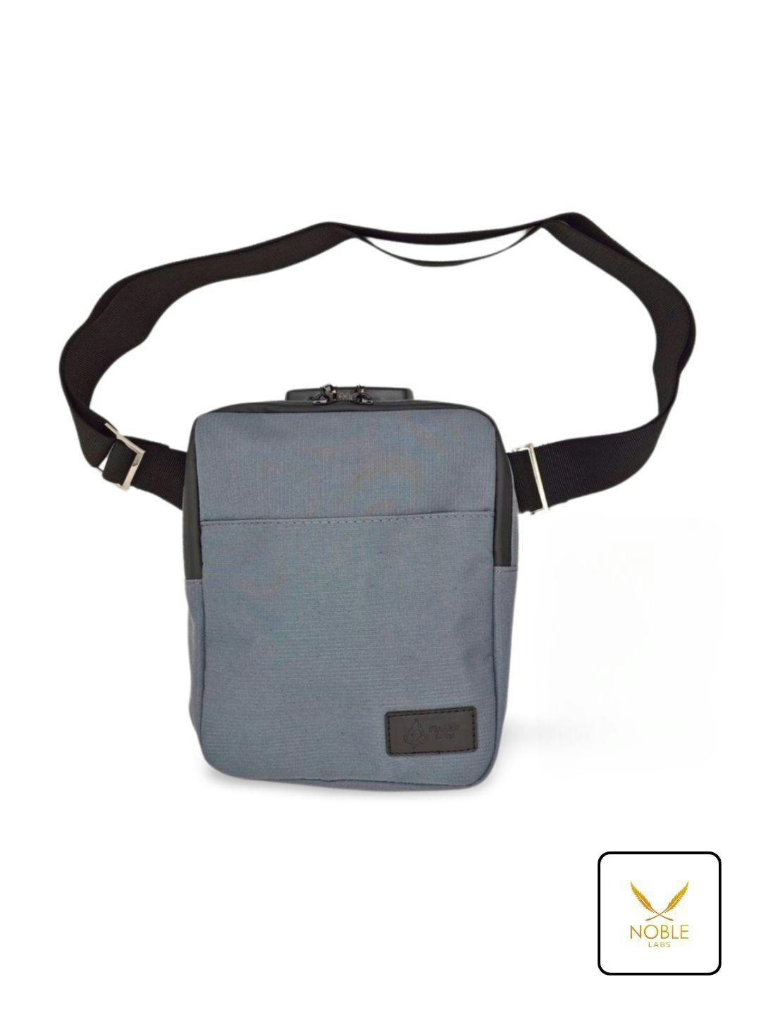 FireBar Labs - Smell Proof Messenger Bag | Black or Grey