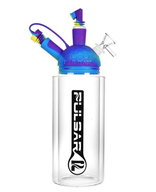 Pulsar RIP Series Silicone Gravity Water Pipe | 11" | 14mm F | Candy Mix Color