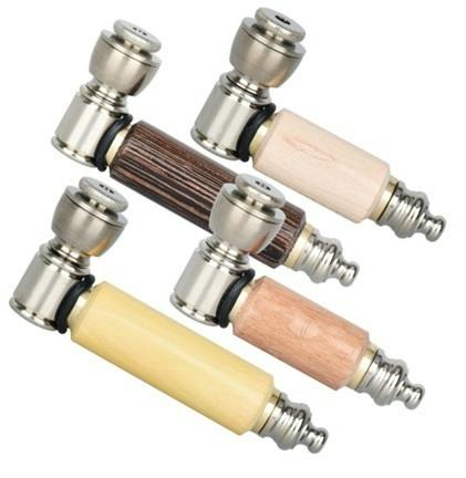 Exotic Wood & Metal Hand Pipe