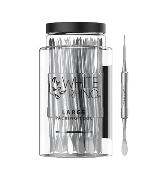 White Rhino Double-Sided Packing Tool | Large | 3.75" | 30ct Jar