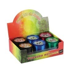 Sugar Skull Metal Grinder | 3pc | 2" | Assorted Colors