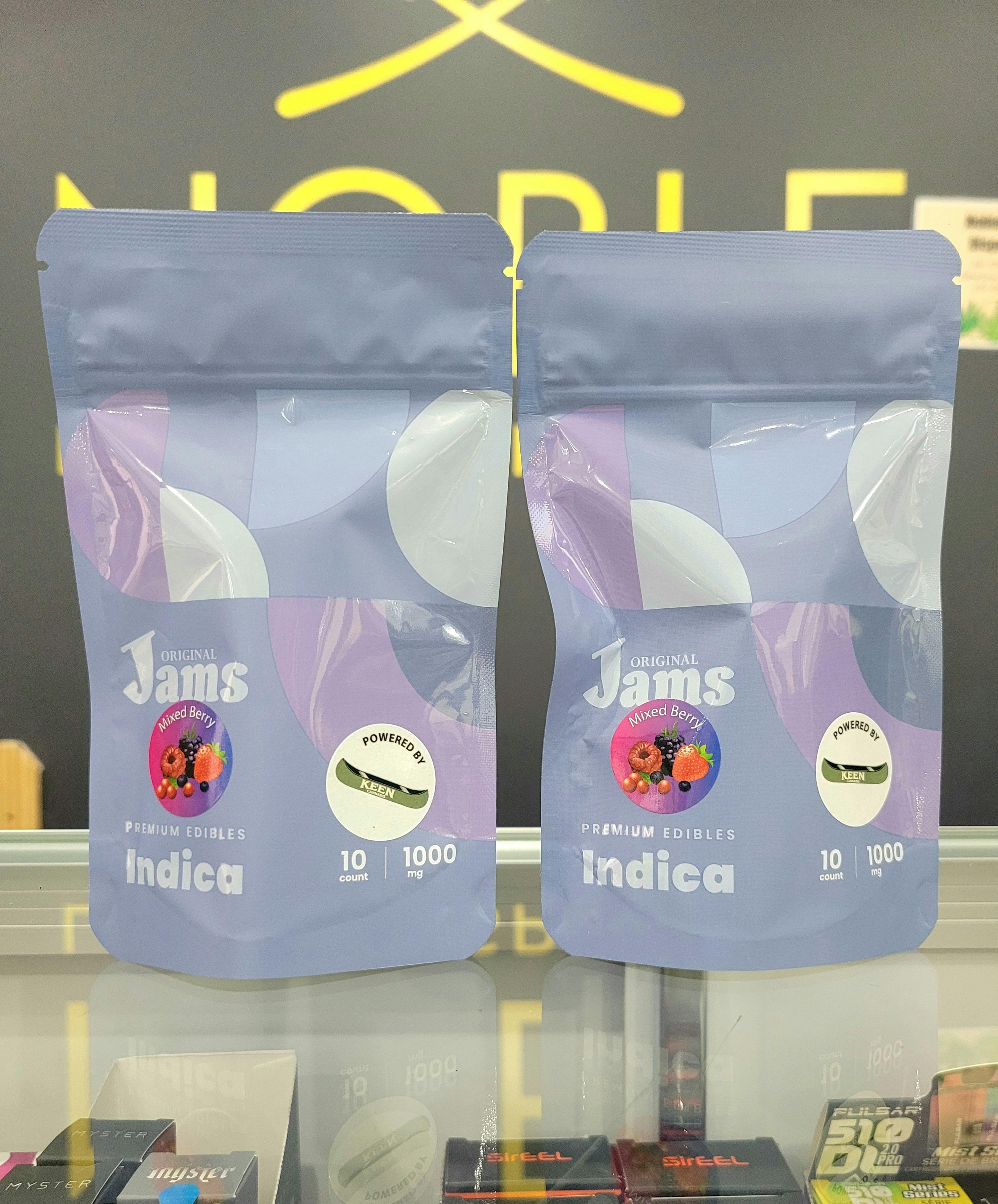 Noble Labs - Jams 100mg/ 10pk Indica Gummies | Mixed Berry