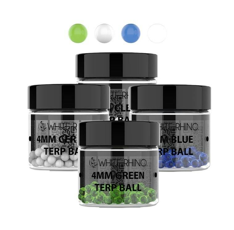 White Rhino Terp Balls | 4mm | 10ct Jar