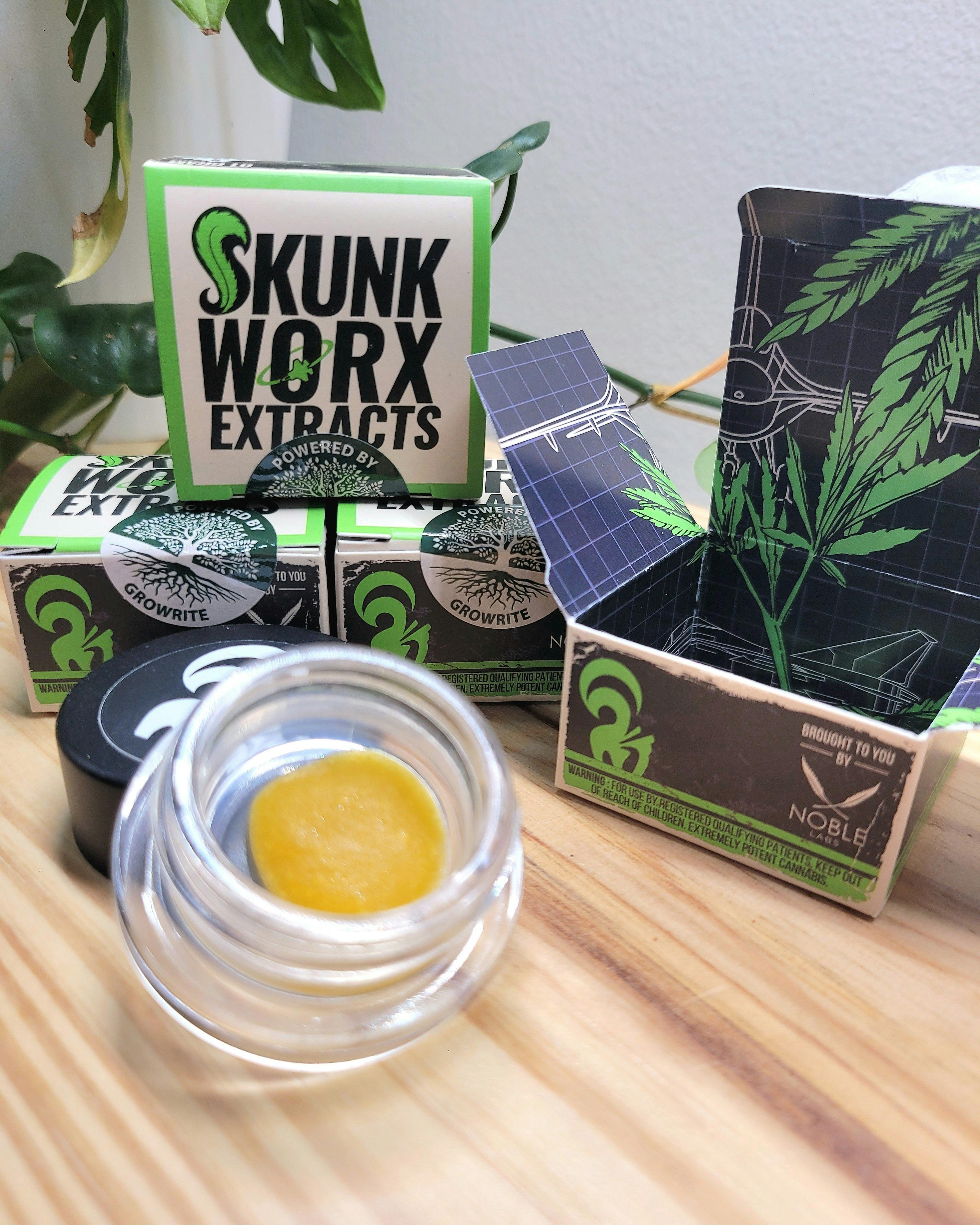 Noble Labs - Skunk Worx Live Resin 1g | Red Velvet Runtz