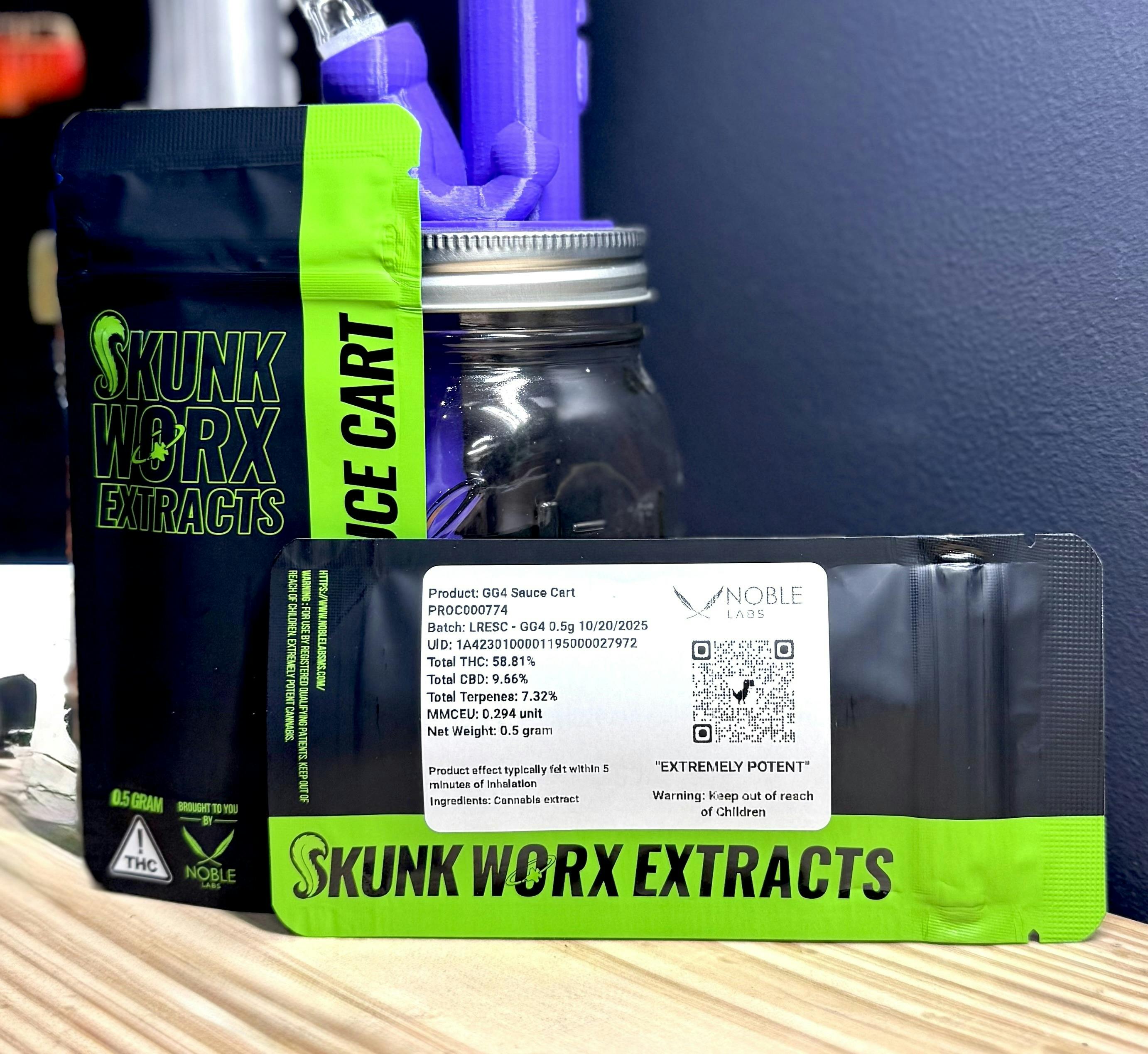 Noble Labs Sauce .5g | GG4 at Noble Labs & Dispensary