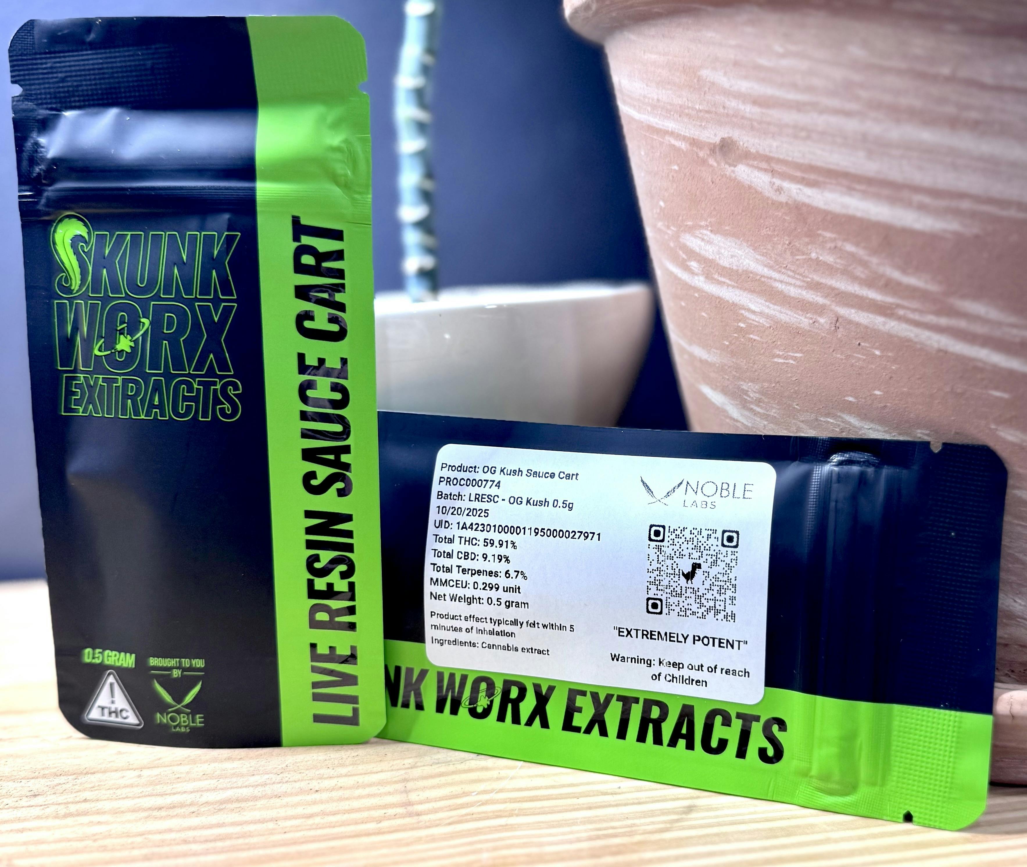 Noble Labs Sauce .5g | OG KUSH at Noble Labs & Dispensary