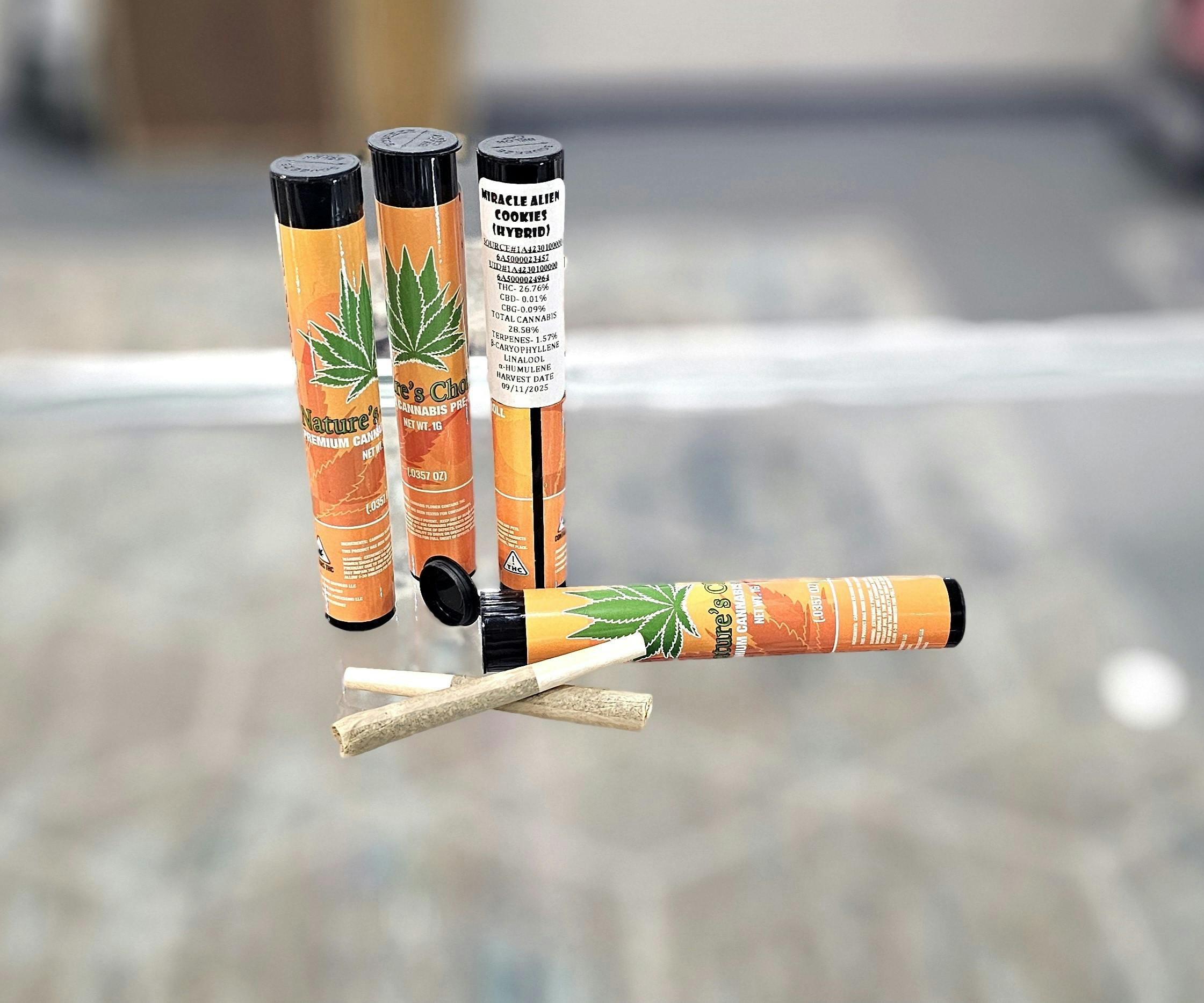 MagHigh Pre-Rolls 2pk 1/2g | Miracle Alien Cookies at Noble Labs & Dispensary