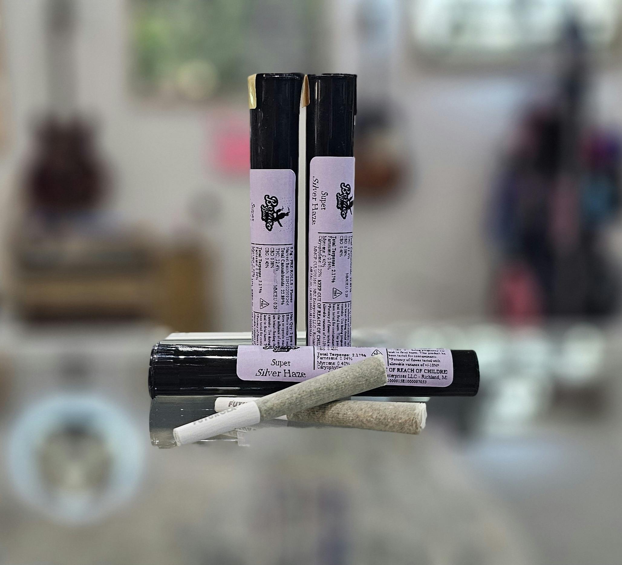 Borneo 2pk 1/2g Pre-rolls | Super Silver Haze at Noble Labs & Dispensary