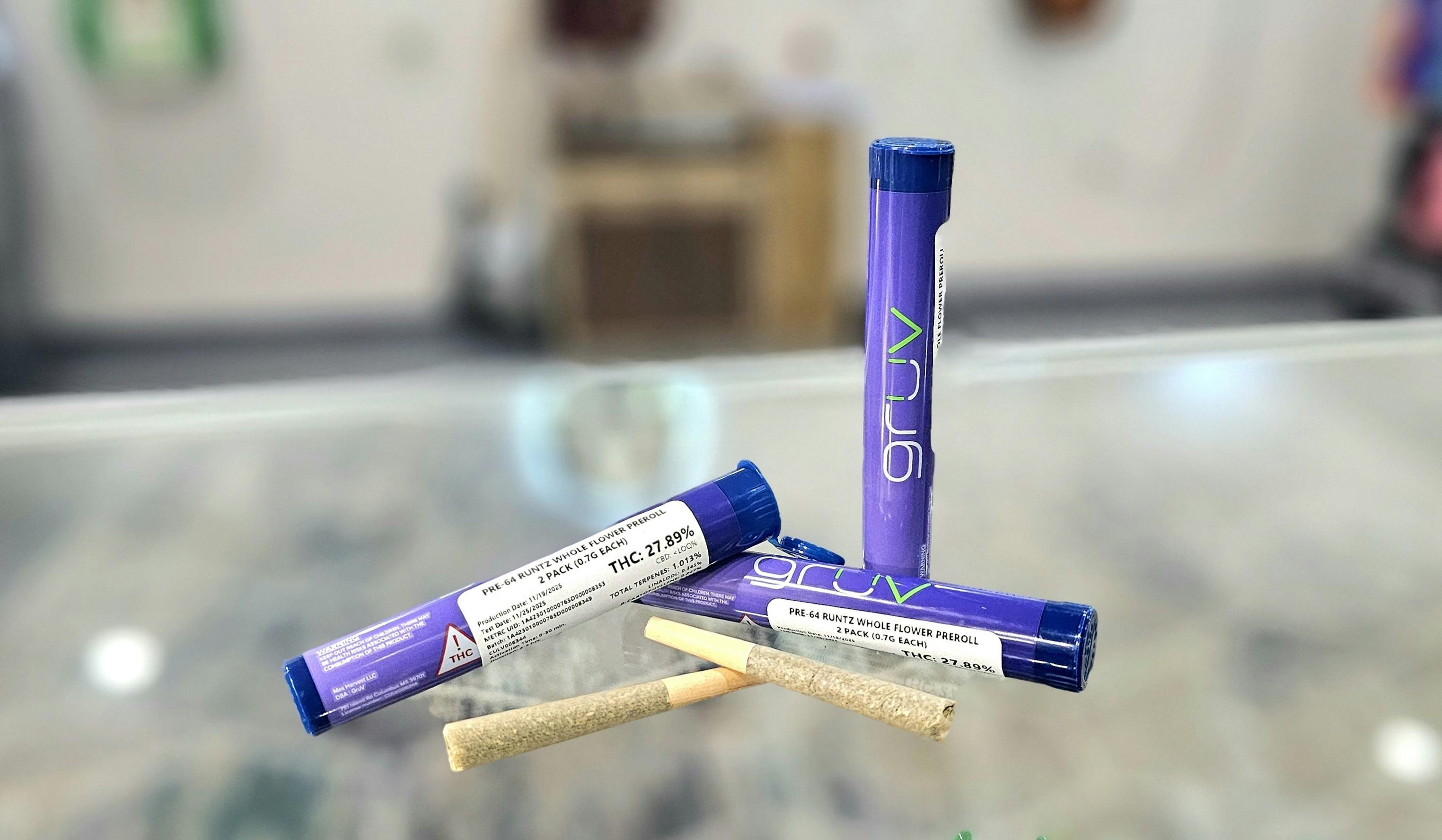 Max Harvest Pre-Rolls 2pk .7g | Pre 64 Runtz at Noble Labs & Dispensary