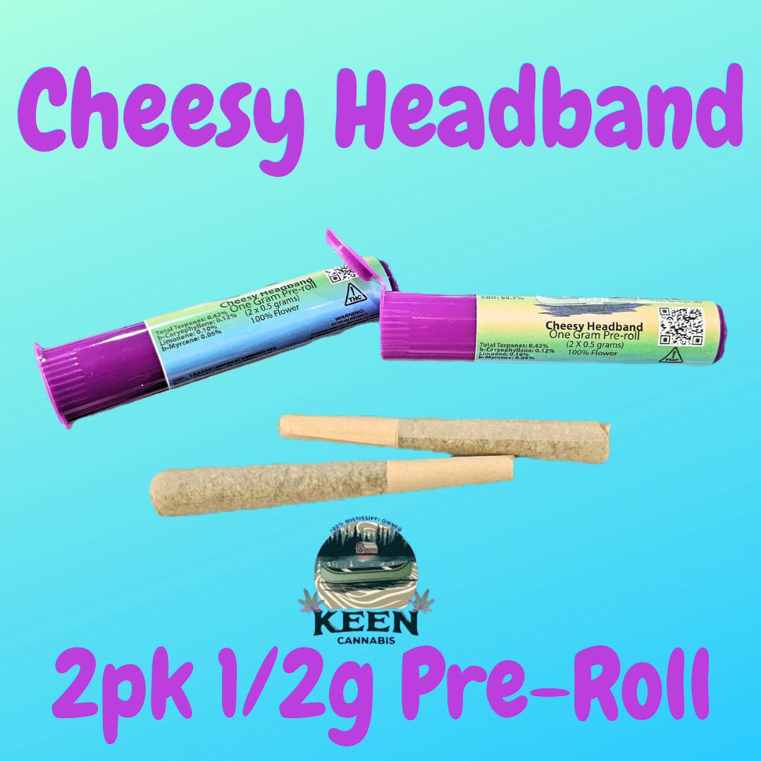 Keen 2pk 1/2g Pre-Rolls | Cheesy Headband at Noble Labs & Dispensary