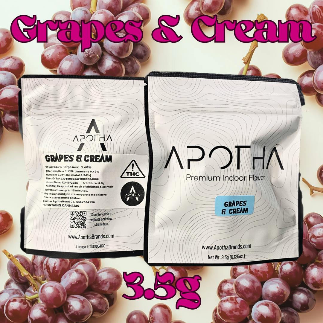 Apotha 3.5g | Grapes & Cream