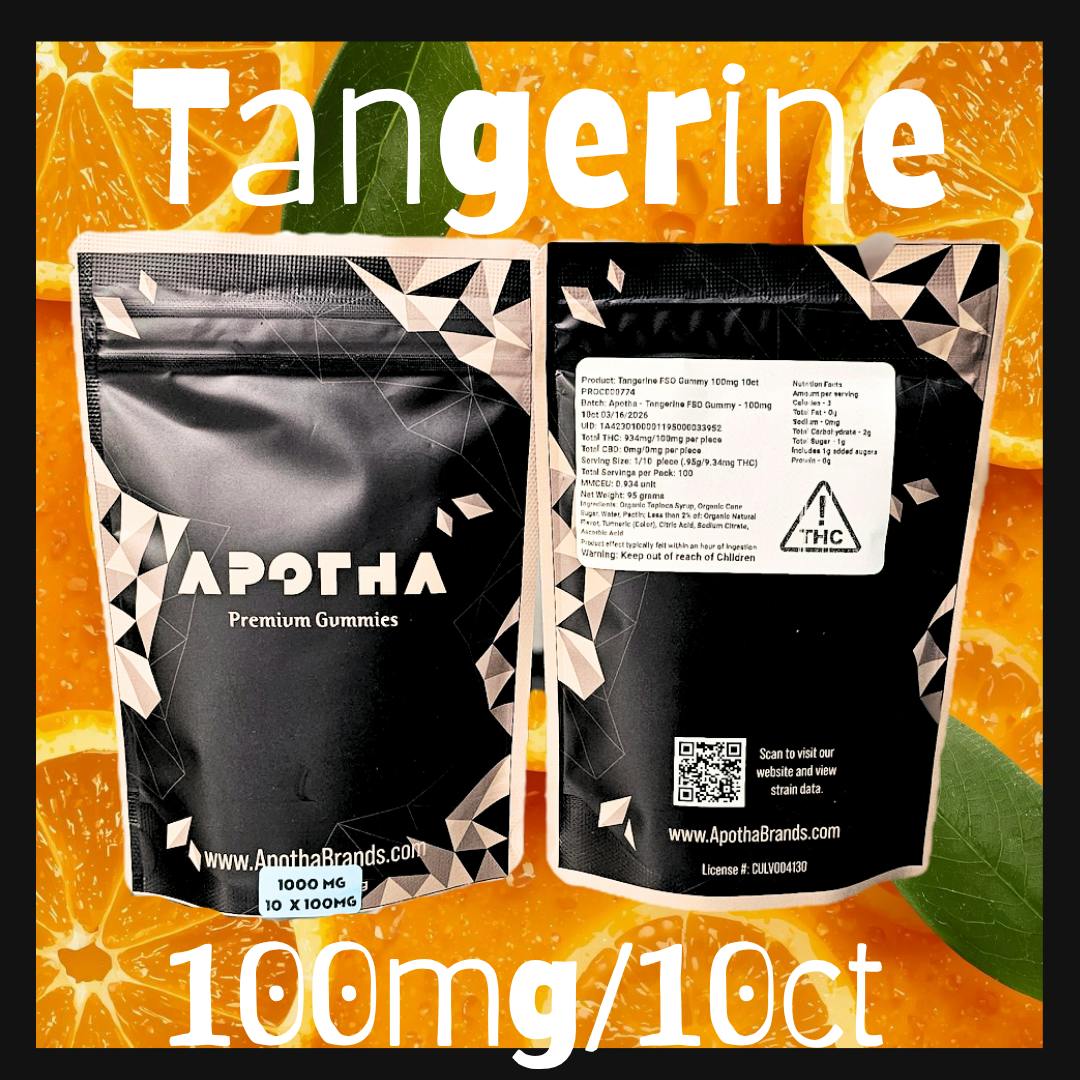 Apotha FSO Gummy 100mg/10ct | Tangerine