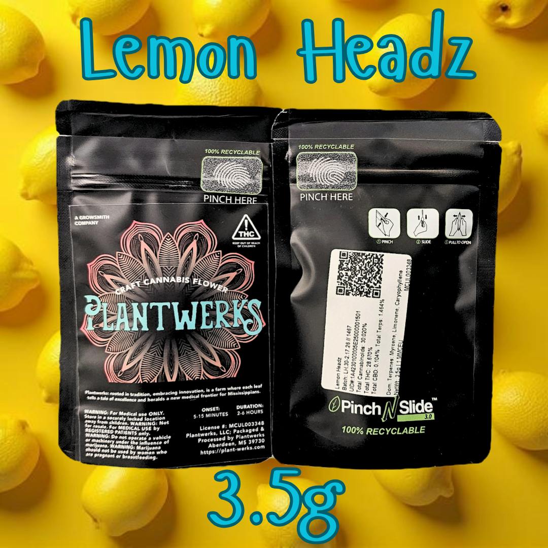 Plantwerks 3.5g | Lemon Headz