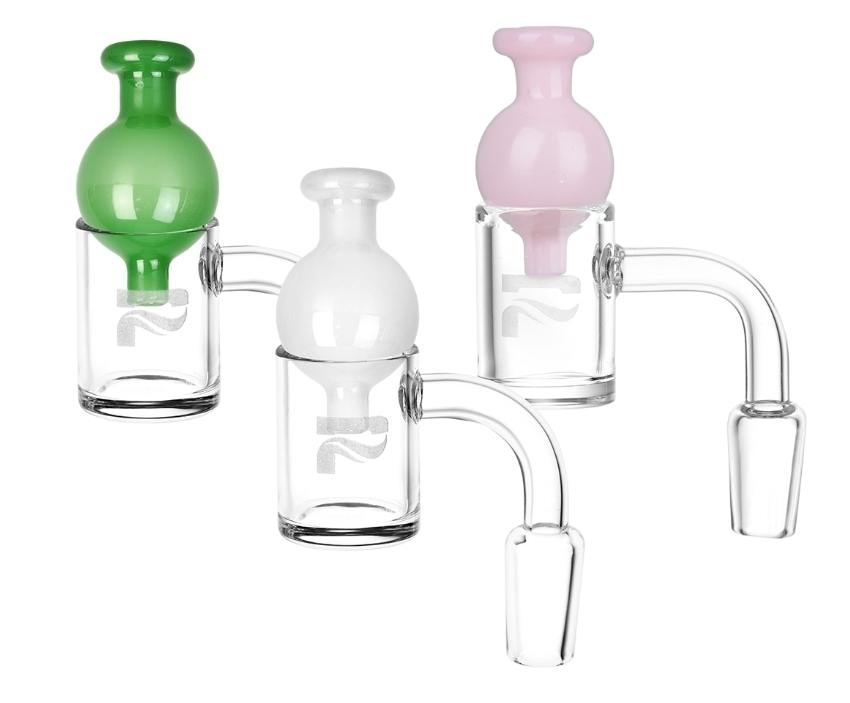 Pulsar Flat Top Quartz Banger & Ball Carb Cap Set | 14mm M