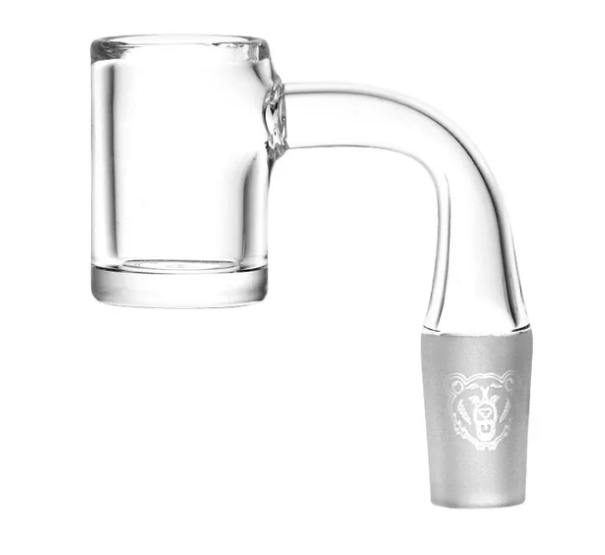 Bear Quartz V2 Flat 22MM Banger | 14mm M | 90^ Angle