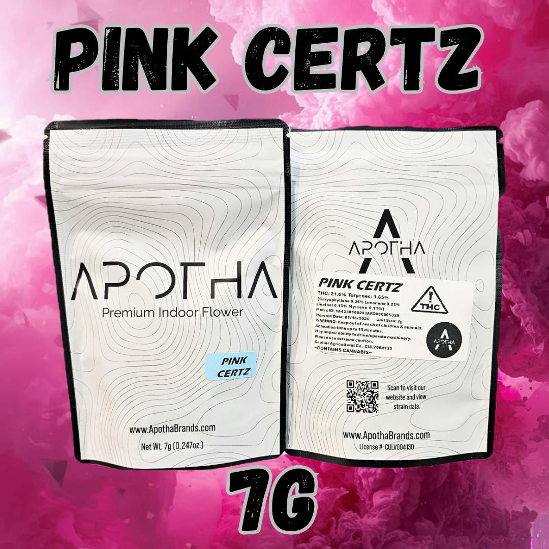 Apotha 7g | Pink Certz
