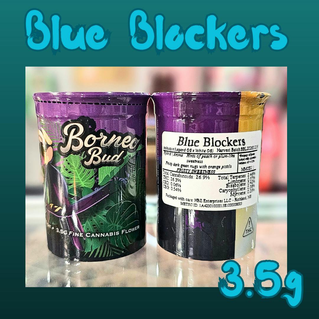 Borneo 3.5g | Blue Blockers