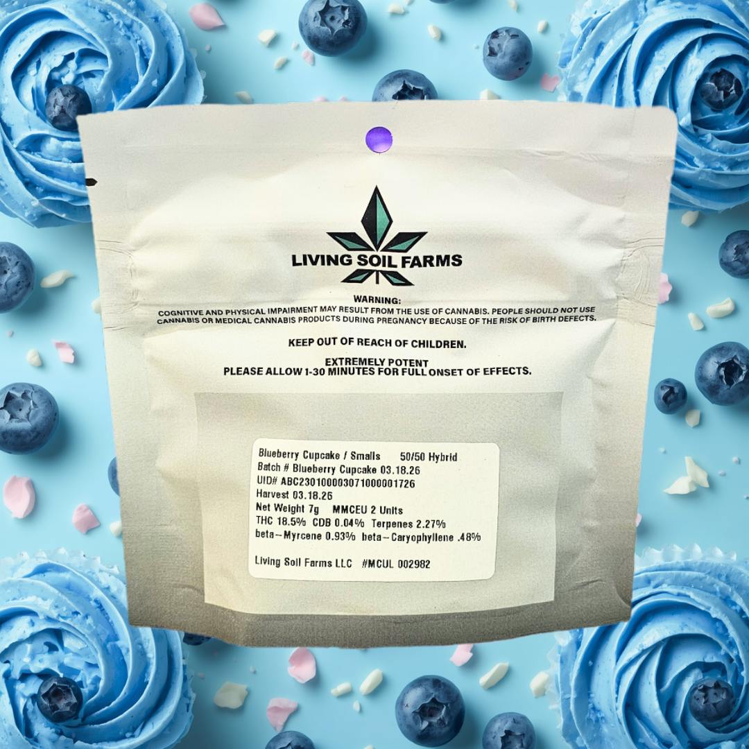 Living Soil Farms 7g | Blueberry Cupcake