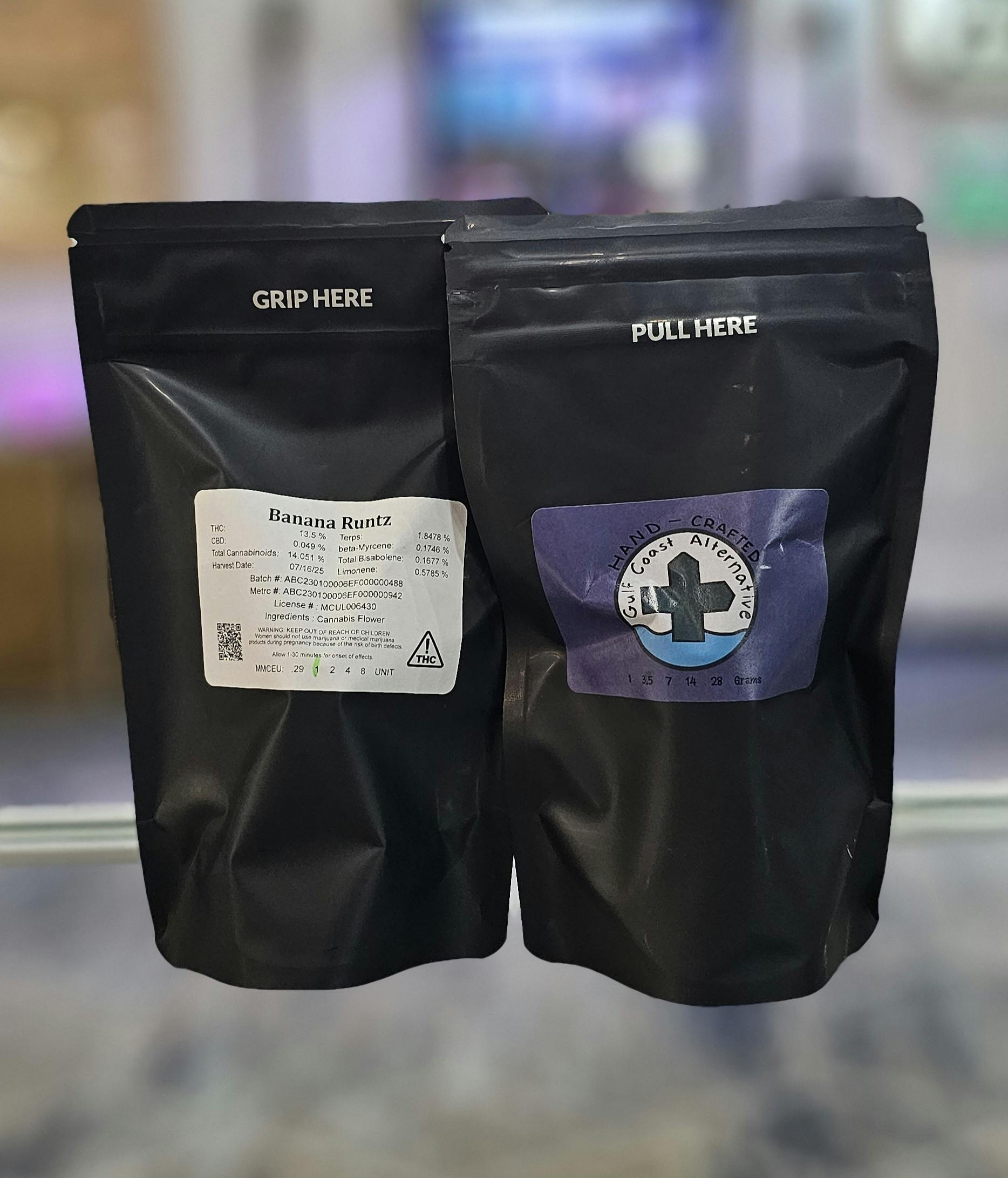 Gulf Coast Alternative 3.5g | Banana Runtz at Noble Labs & Dispensary
