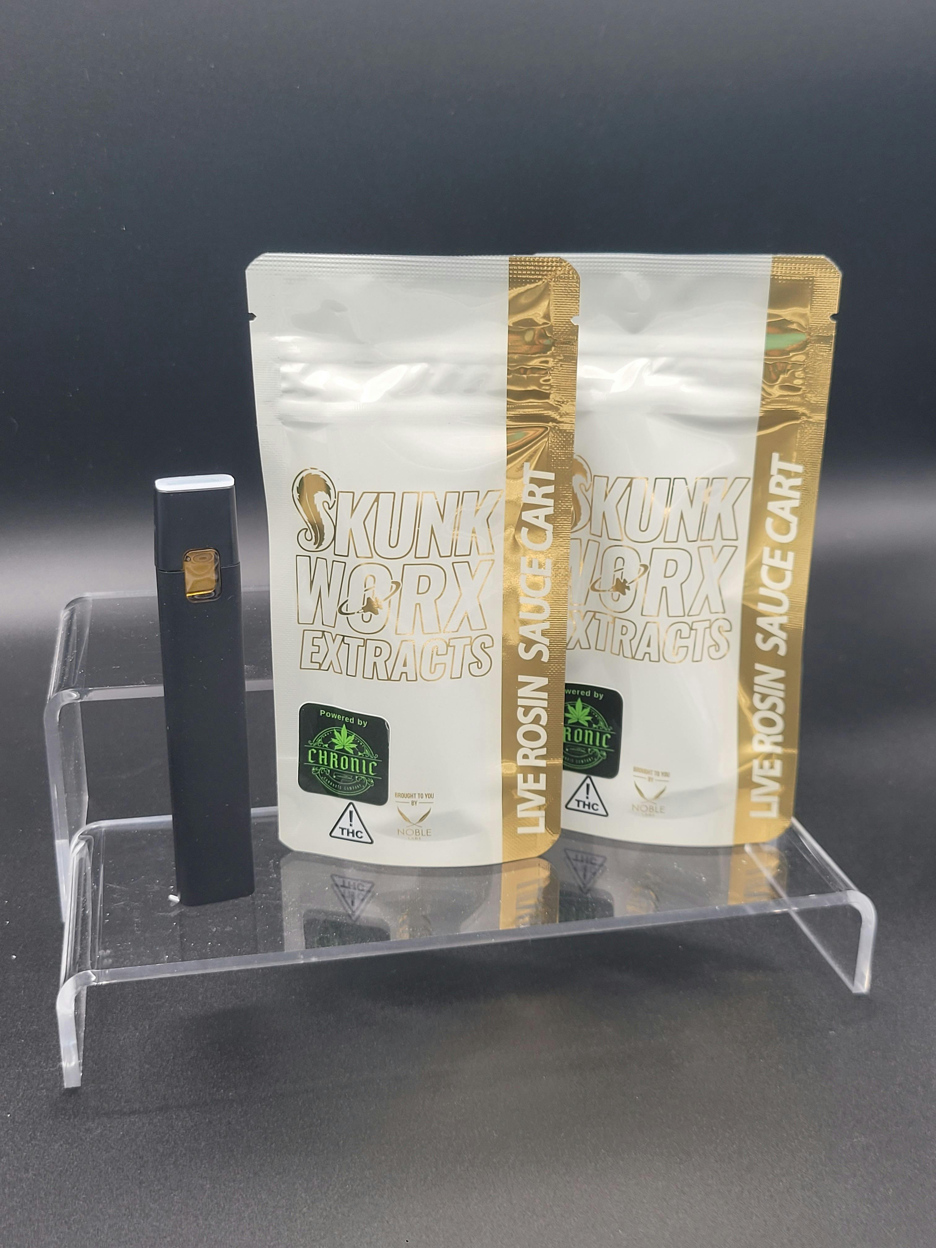 Noble Labs - Skunk Worx Live Rosin Cart 1g | Fat Bastard