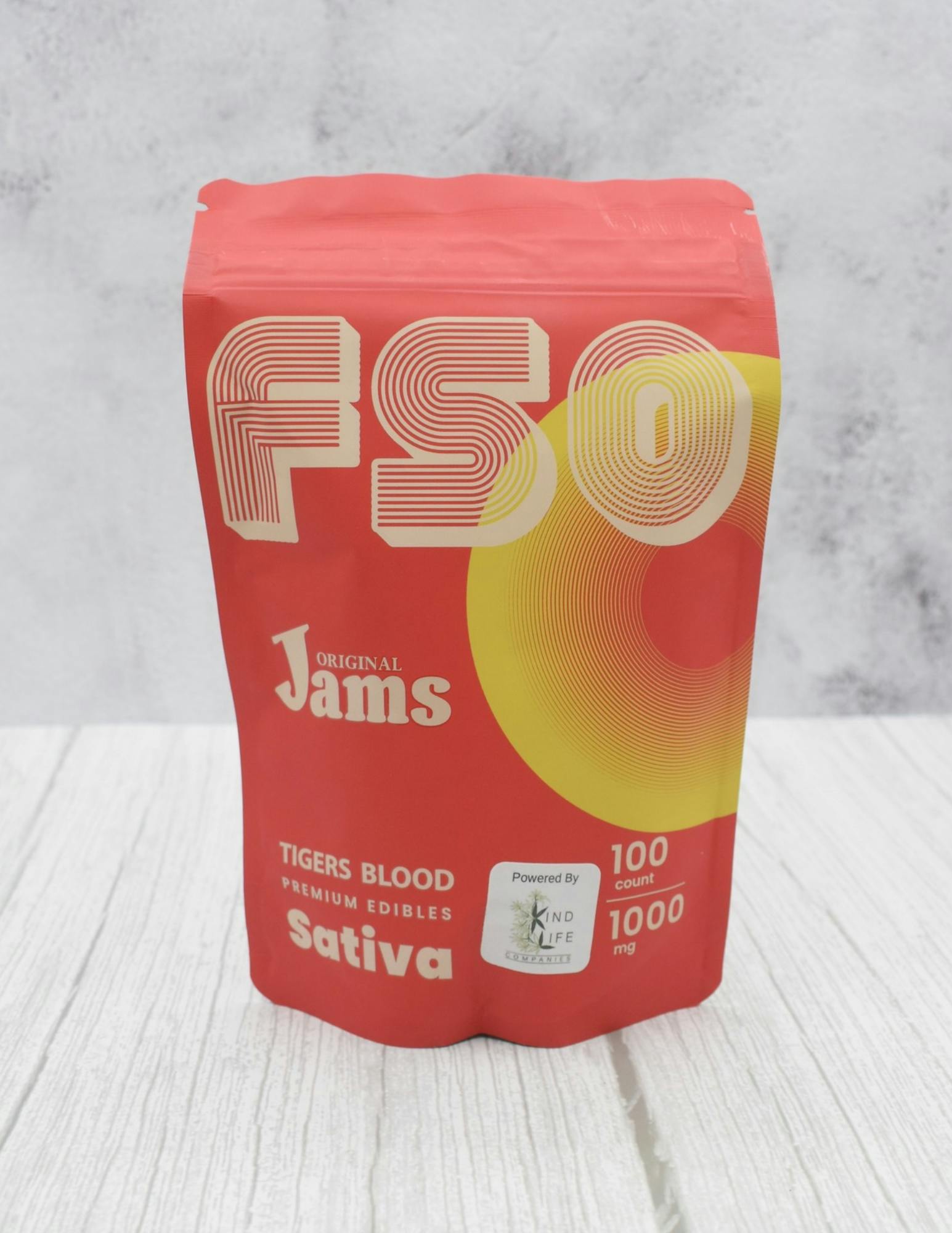 Jams FSO Sativa Gummies 10mg/ 100pk | Tiger's Blood