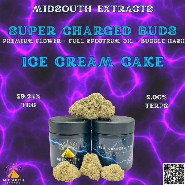 Ice Cream Cake 3.5g - 29.2% Super Charged Bud - MidSouth Extracts