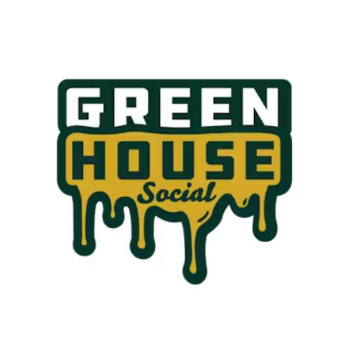 Winter Sunset Green House Social