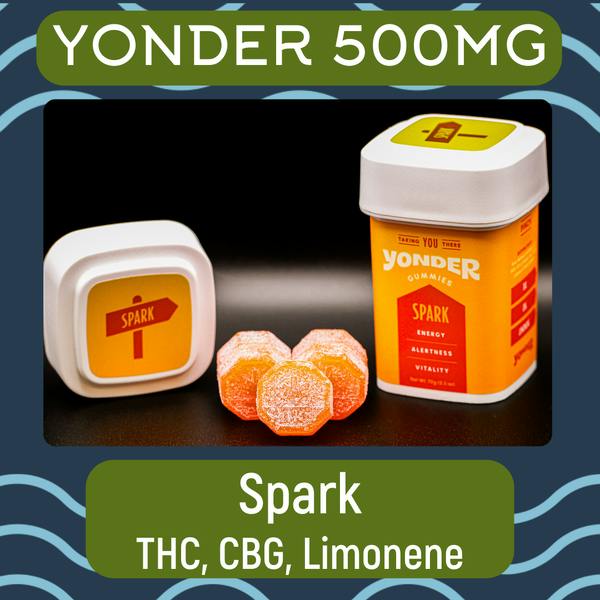 Spark Tangerine - 500mg Gummies - Yonder
