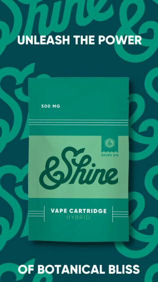 &Shine - Cartridge - Blue Dream (H) (0.5g) at Mint Cannabis - Willowbrook