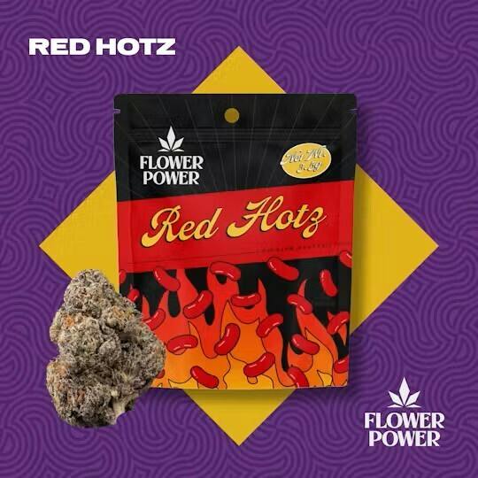 FLOWER POWER | RED HOTZ | PRE-PACK | 3.5G | HYBRID