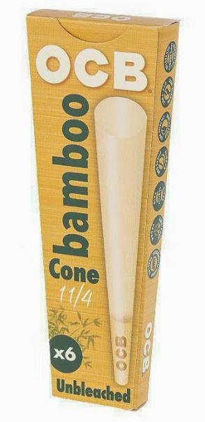 OCB | Bamboo 1 1/4 Cones 6pk at Rugged Roots Trading Post