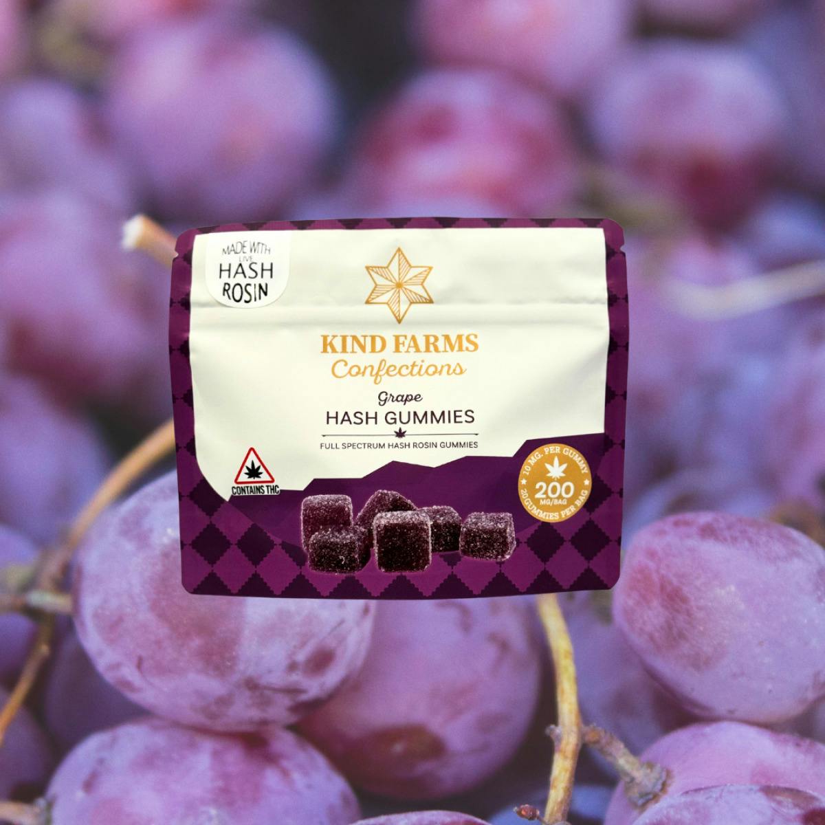 Kind Farms | Grape Hash Rosin Gummies